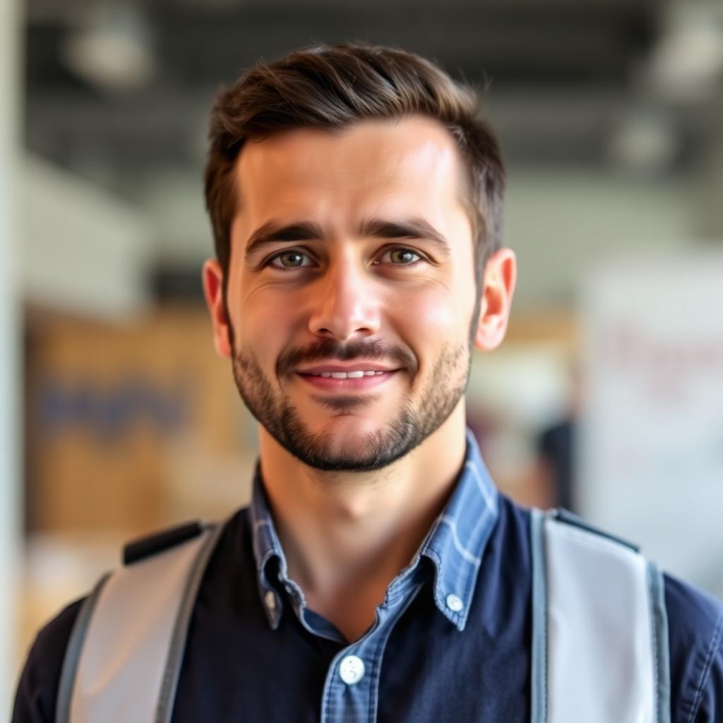 Retrato de Javier R., 29 años, jefe de proyectos de Valencia.